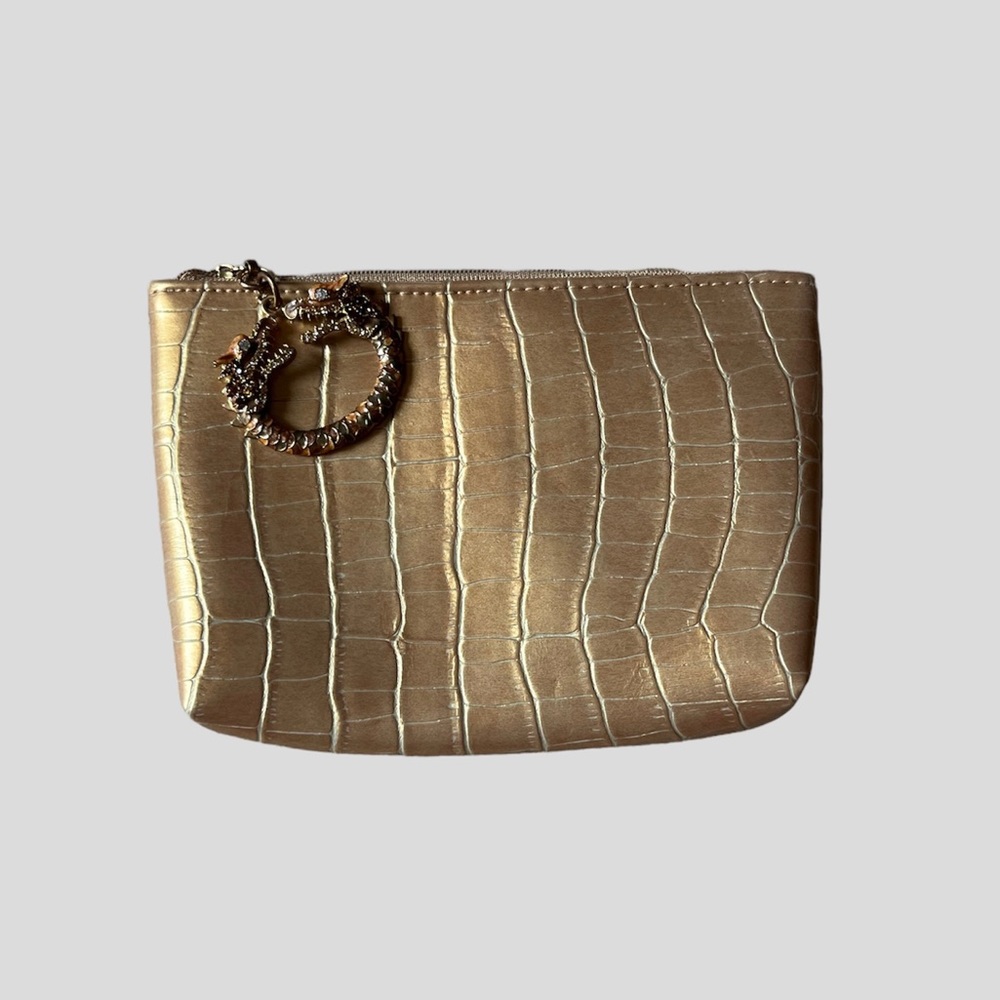 Faux Skin Cosmetic Bag and Keychain